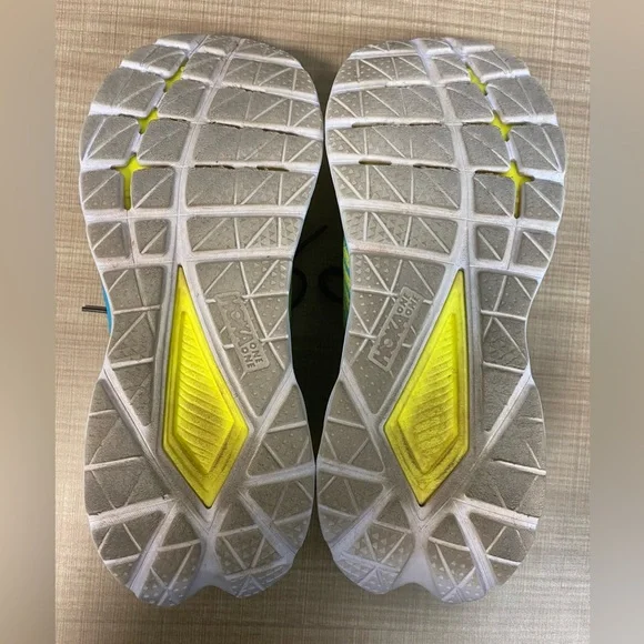 Hoka One One Mach 5 Womans Evening Primrose Scuba Blue 10B - Picture 6 of 8